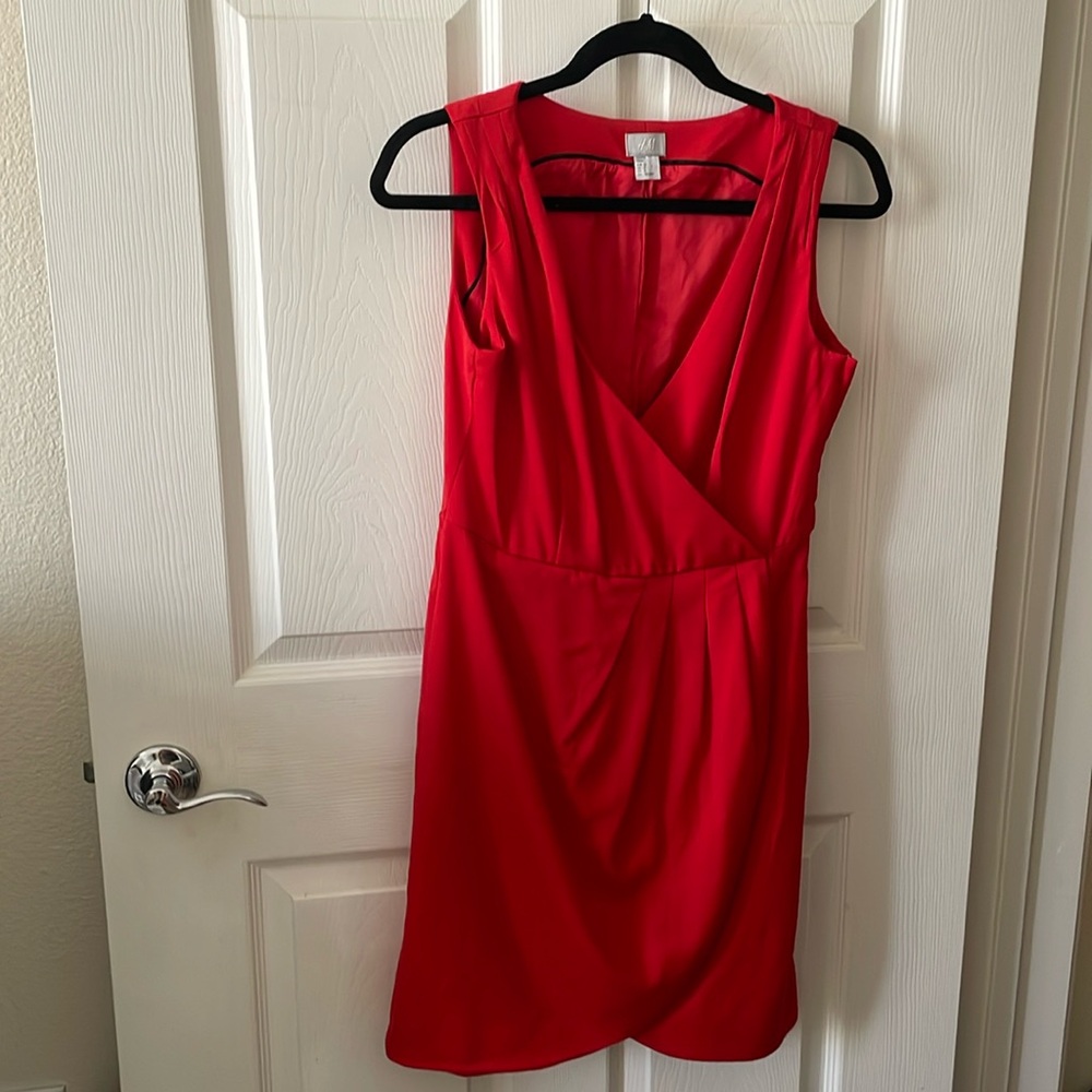 Red H&M dress size 8